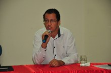 Pró reitor Flavio Domingos fez a explanação sobre o orçamento da Ufal