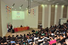 Reitora proferiu aula magna nesta segunda feira (16)