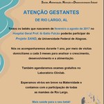 Pesquisa Sand vai acompanhar recém-nascidos no município de Rio Largo