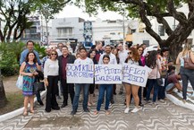 Ufal em manifestação pelo Dia C da Ciência. Fotos: Renner Boldrino