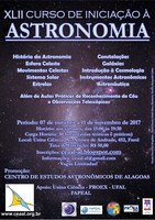 Curso de Iniciação à Astronomia inicia nova turma neste sábado (7)