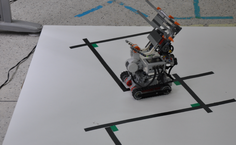 Robô desenvolvido por estudantes do Sesi