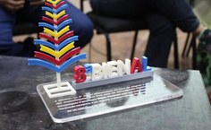 Professor recebeu homenagem durante seminário na Bienal (Foto - Cairo Martins)