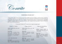 Programação dos seminários do Enade