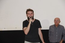 Michel Santos ficou em segundo lugar na Mostra Velho Chico de Cinema Ambiental (Foto   Jônatas Medeiros)