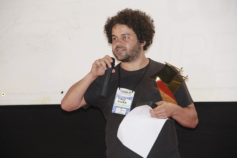 Tiago Vieira ficou em primeiro lugar no Festival de Cinema Brasileiro (Foto   Jônatas Medeiros)