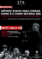 Escola Técnica de Artes promove eventos sobre Método Suzuki para Cordas