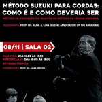 Escola Técnica de Artes promove eventos sobre Método Suzuki para Cordas