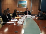 Reunião com o ministro do Turismo, Max Beltrão