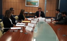 Reunião com o ministro do Turismo, Max Beltrão