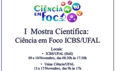 Programação do Ciência em Foco