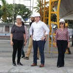 Reitora e ministro do Turismo visitam Complexo Esportivo da Ufal