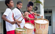 Grupo Afoxé Obá Agodô. Fotos: Marina Oliveira