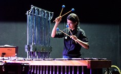 Mylãnne Santana, do grupo Percufal. Fotos: Marina Oliveira