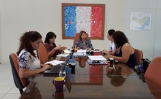 Reunião da gestão com representantes do Movimento Estudantil