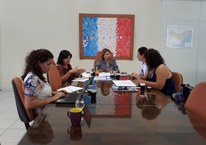 Reunião da gestão com representantes do Movimento Estudantil