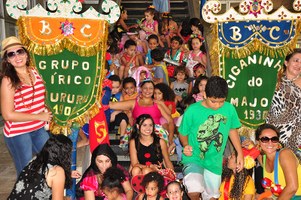 ​Bloquinho de carnaval das crianças do NDI desfila pelas ruas do A. C. Simões
