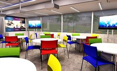 Parte interna do Hack a Truck Imagem de divulgação.