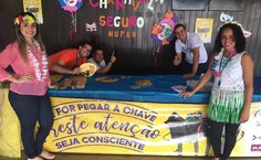 Servidores do HU realizaram campanha Carnaval Seguro