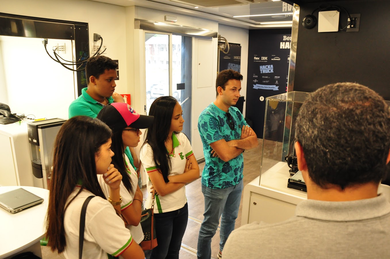 Alunos do Ifal durante visita