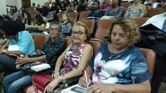 Representantes do Sindicato dos Traballhadores da Educação (Sinteal) acompanharam o debate