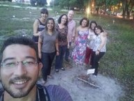 Equipe em visita ao Bosque