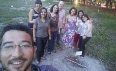 Equipe em visita ao Bosque