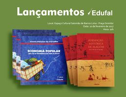 Lançamento coletivo de livros reúne Edufal, Imprensa Oficial e Cesmac