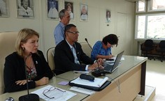 A professora Silvana Medeiros tomou posse como pró reitora durante a reunião do Consuni