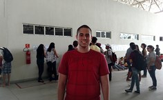 Marcos Fonseca veio de Campo Grande   MS e estava muito feliz com a classificação em Medicina