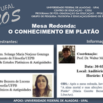 Cedu organiza atividades sobre conhecimento e educação em Platão