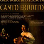 Escola Técnica de Artes oferece curso de canto erudito