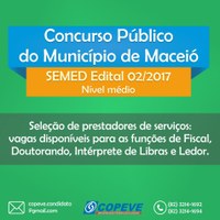 Inscrições abertas para colaboradores da Copeve