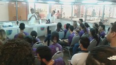 Shows de Química atrairam os estudantes do Colégio Santíssimo Senhor