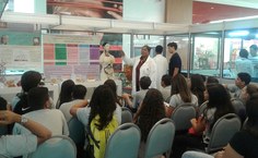 Todos atentos ao show de Biologia