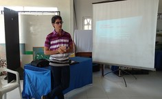 Mestrando Lucas Barros acompanha e pesquisa a organização das catadoras