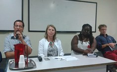 À noite, a reitora esteve na Unidade de Santana do Ipanema, no sertão alagoano