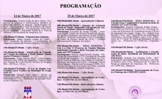 Programção dias 24 e 25