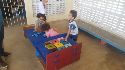 Mobiliário vai ajudar na atenção, coordenação e outros estímulos Mobiliário vai ajudar na atenção, coordenação e outros estímulos
