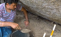 Escação no sítio Lajedo do Cruzeiro prof. Flávio
