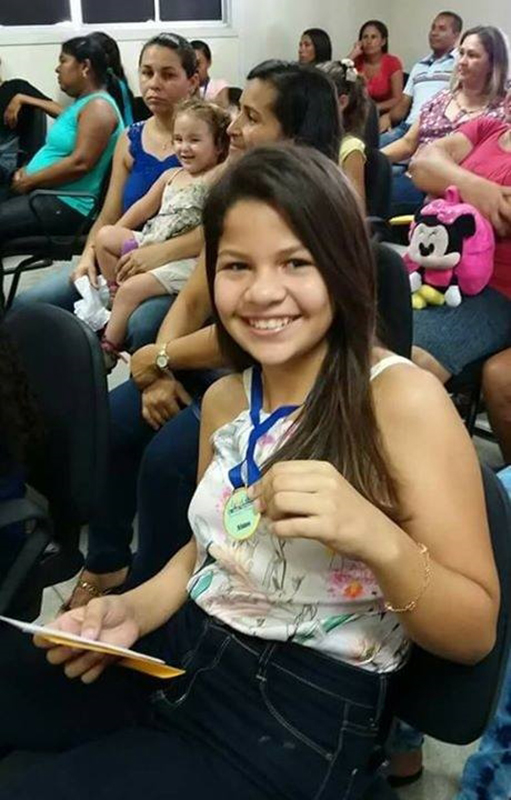 Medalhista de Bronze Rebeca Barros