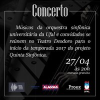 Quinta Sinfônica volta ao palco do Teatro Deodoro com violinos e percussão