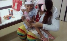 Crianças receberam presentes e carinho