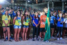 Abertura do evento foi na arena montada na praia de Pajuçara