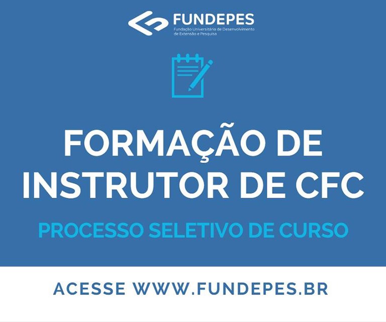 Inscrições Para Curso De Formação De Instrutor Já Estão Abertas — Notícias 6322