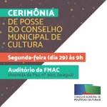 Membros do Conselho Municipal de Cultura tomam posse