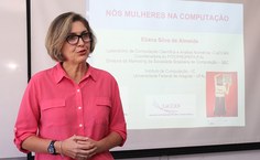 Professora do Profnit e membro da Pró - reitoria de Pesquisa e Pós - graduação, Eliana Almeida falou da importância do Profnit para Alagoas (Foto - Thiago Prado)