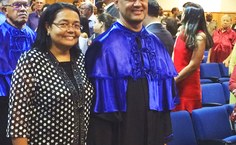 O vice reitor, José Vieira Cruz, no dia da posse