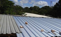 Sinfra já concluiu o serviço de recuperação do telhado