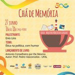 Chá de Memória terá lançamento de livro de professor da Ufal